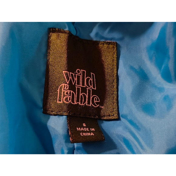 Wild Fable Retro Puffer Jacker Size Small - Picture 3 of 6